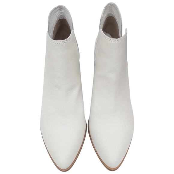 Frye Reina Cut Out White Ankle Boots 70345 Women's Size 9.5 - Picture 8 of 11